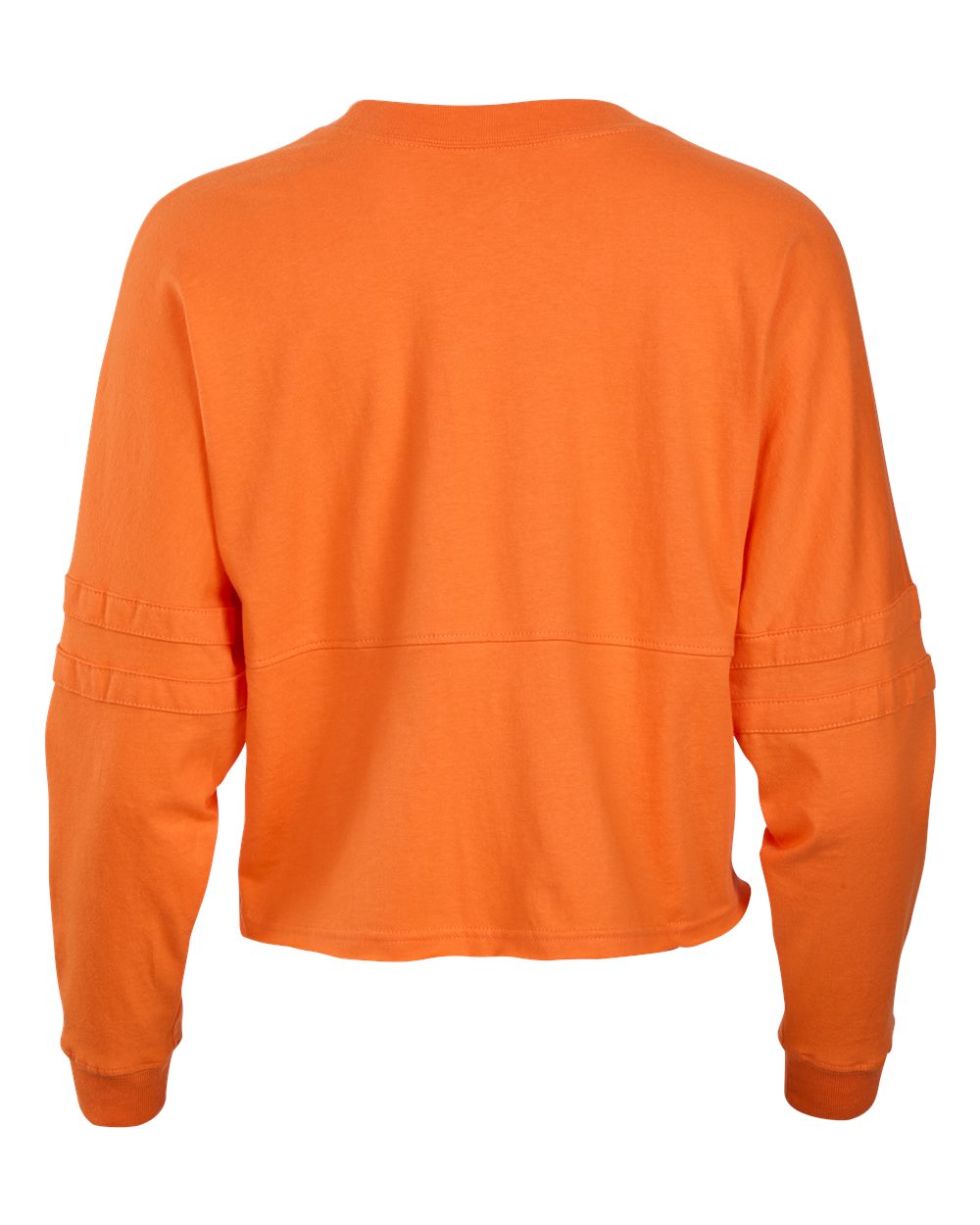 Front View of Mandarin Women's Crop Retro Jesery - BW3515