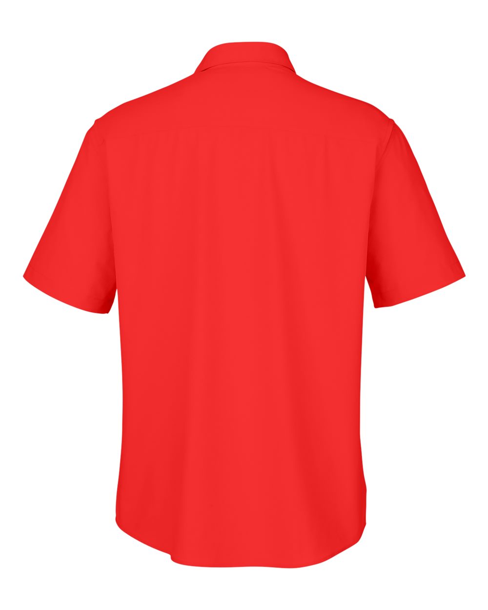 Front View of Marina Red Men's Ultra UVP® Marina Shirt - CE510
