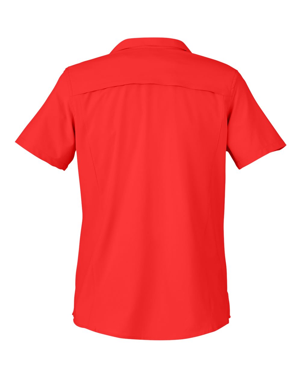 Front View of Marina Red Women's Ultra UVP® Marina Shirt - CE510W