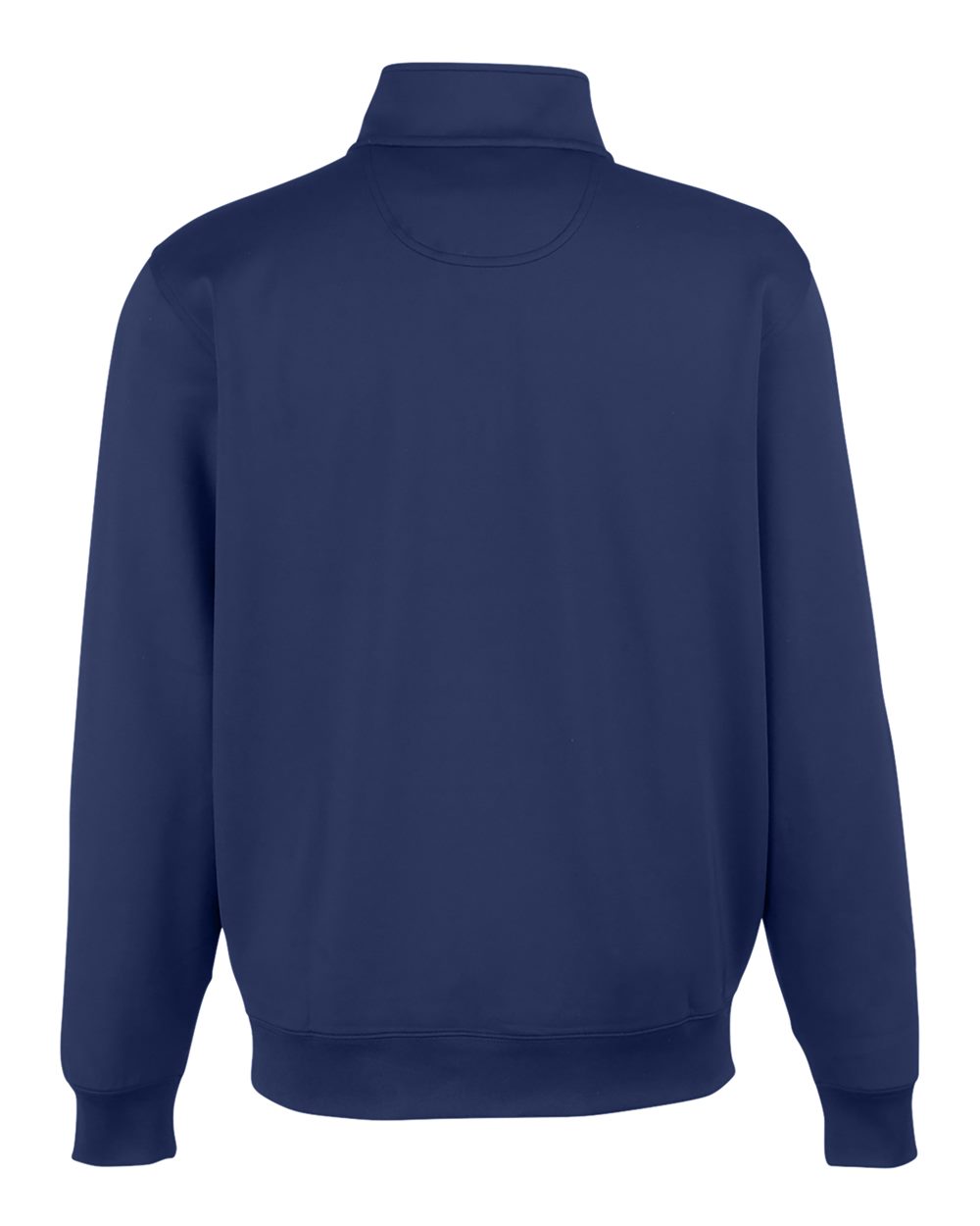 Rear View of Marine Caves Quarter-Zip Tech Pullover - C11512
