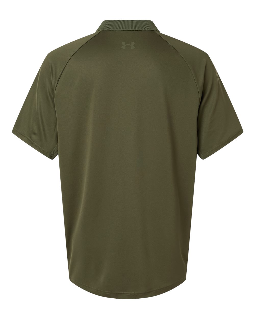 Rear View of Marine OD Green Men's Tactical Performance Polo - 6004146