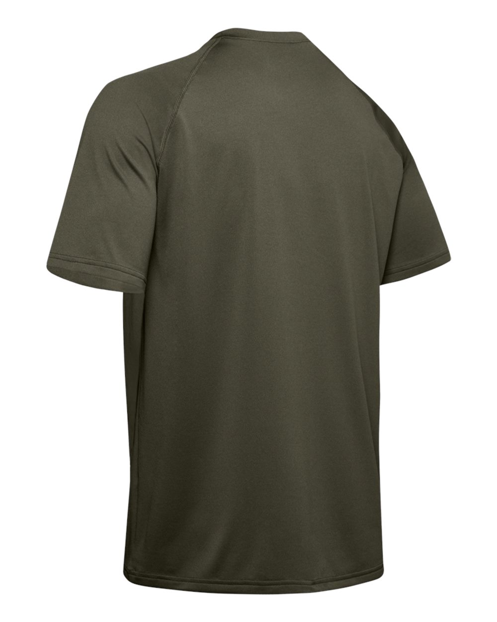 Rear View of Marine OD Green Men's Tactical Tech T-Shirt - 1005684