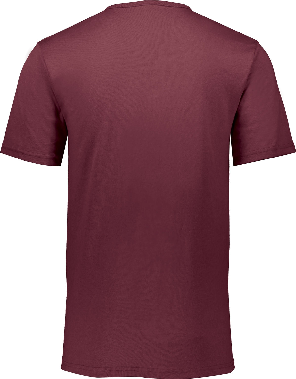 Rear View of MAROON ADULT TWO-BUTTON BASEBALL