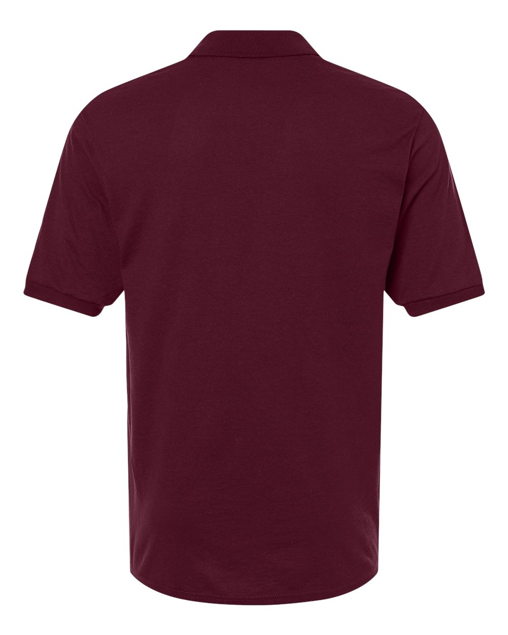 Front View of Maroon Dri-Power® Polo - 437R