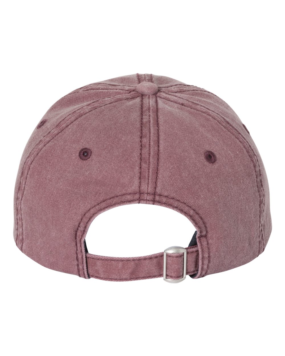 Front View of Maroon Pigment-Dyed Cap - SP500