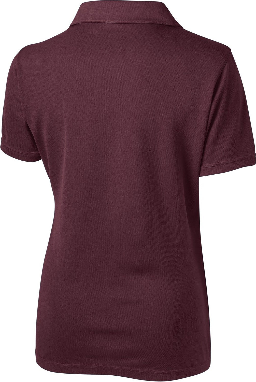Maroon Sport-Tek Women's PosiCharge Micro-Mesh Polo. LST680