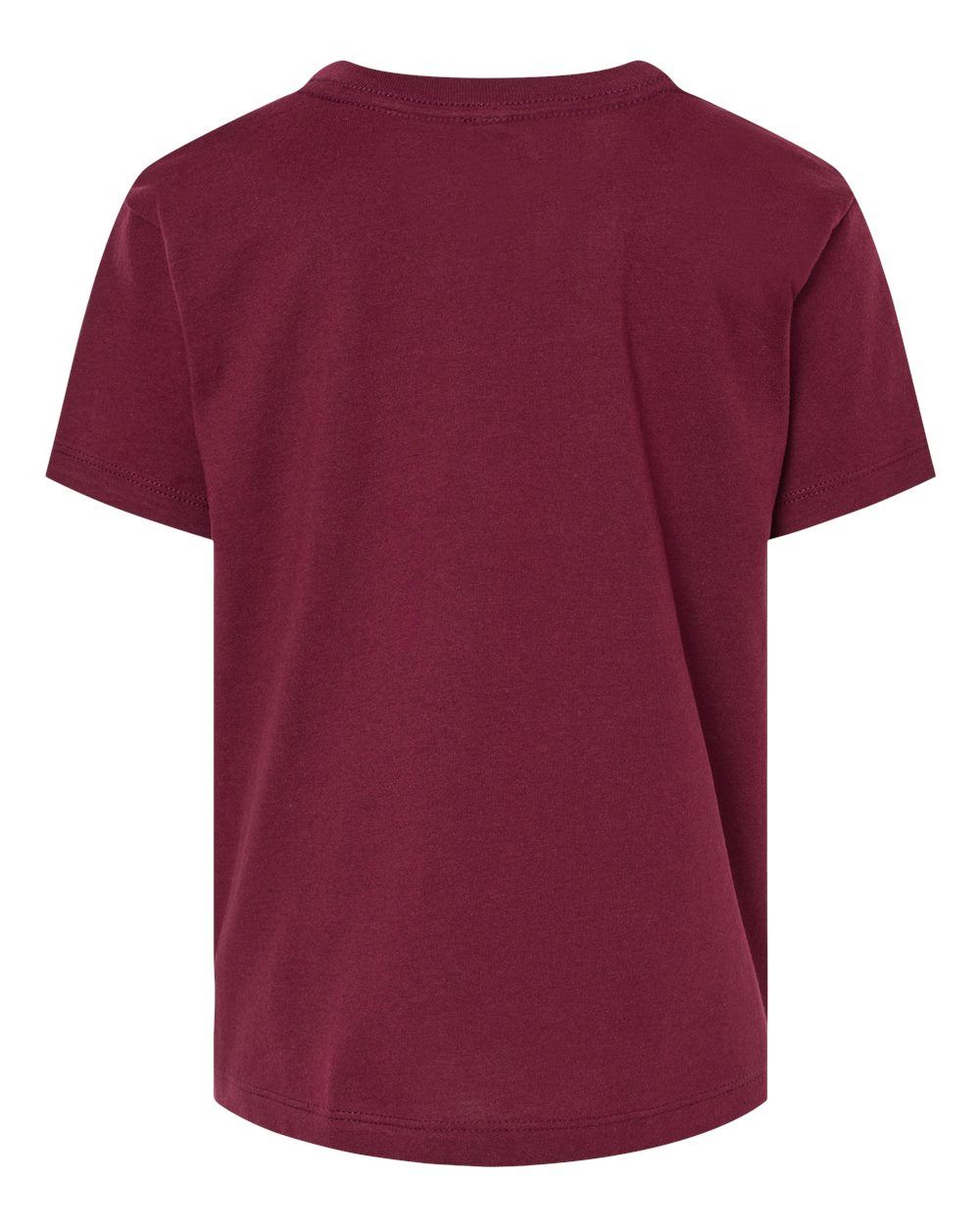 Front View of Maroon Toddler Jersey Tee - 3001T