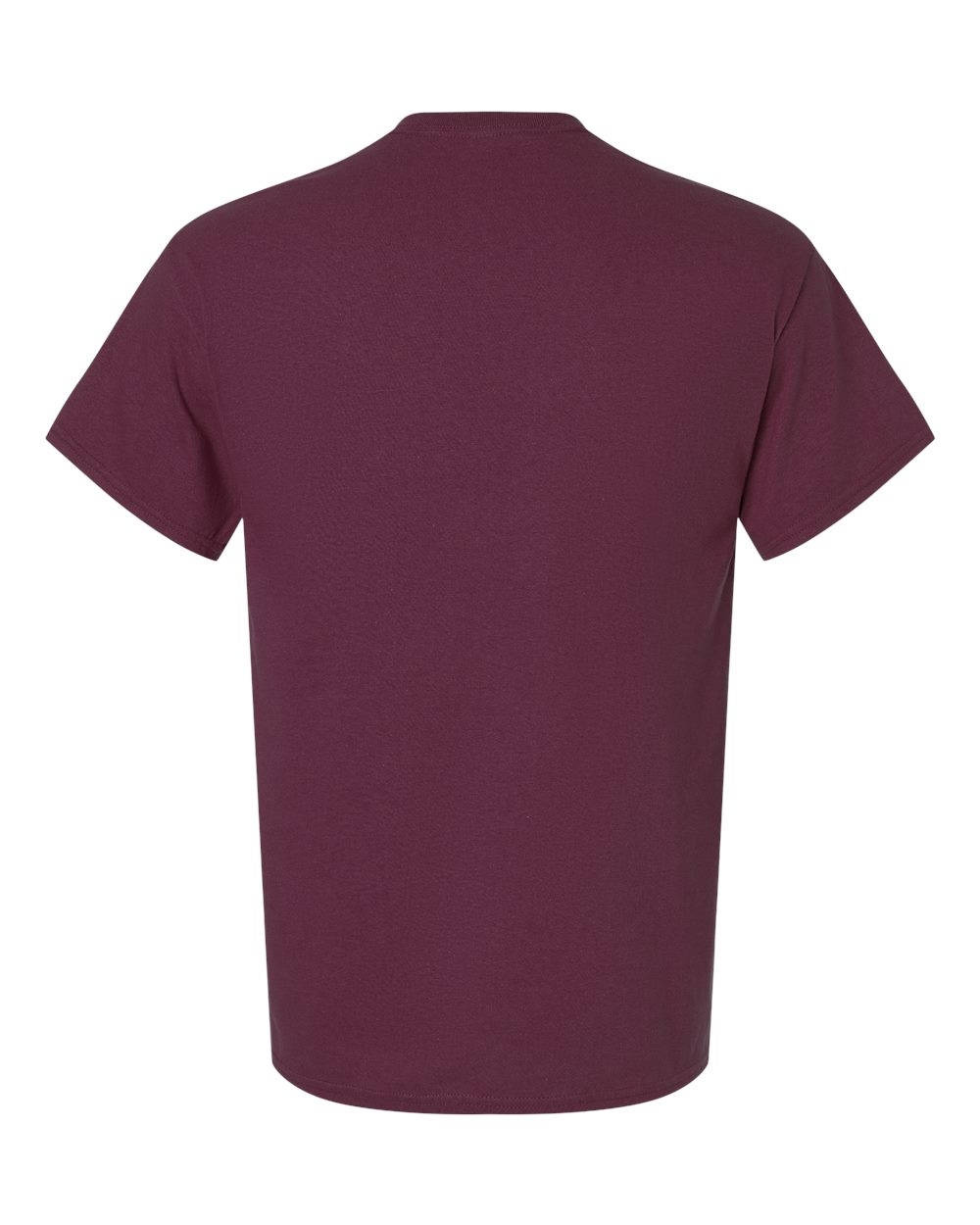 Front View of Maroon Ultra Cotton® T-Shirt - 2000
