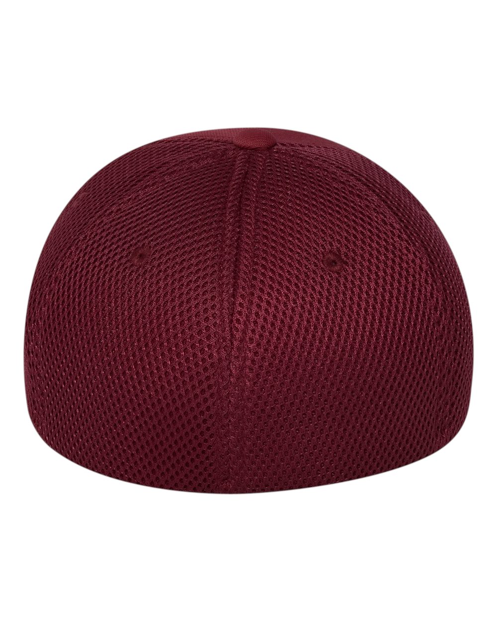 Front View of Maroon Ultrafiber Mesh Cap - 6533