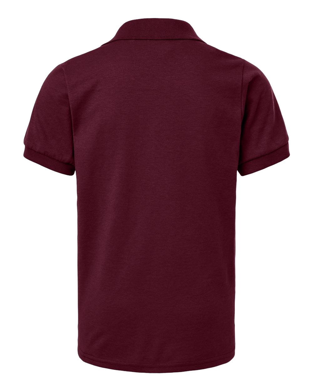 Front View of Maroon Youth Dri-Power® Polo - 437K