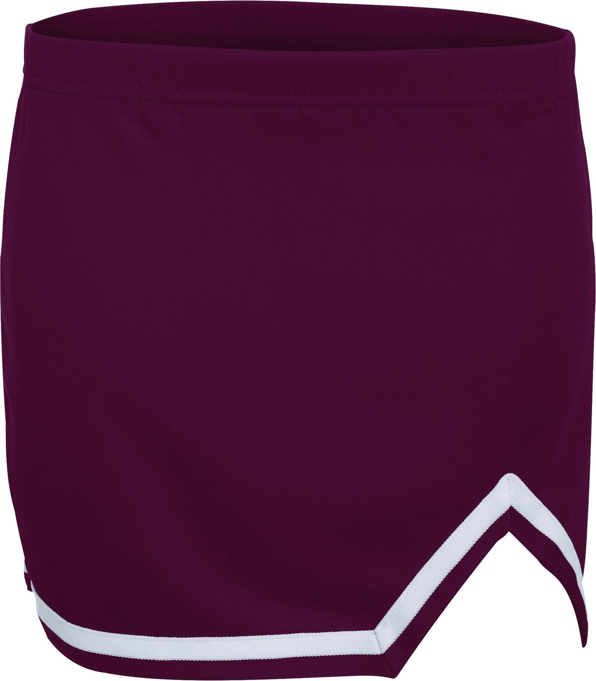 Rear View of MAROON/WHITE LADIES ENERGY SKIRT