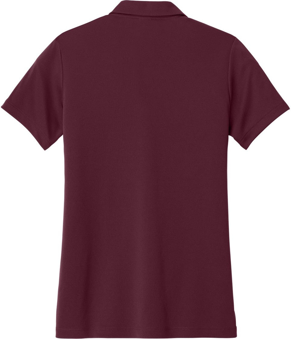 Rear View of Mar/White Sport-Tek Women's Competitor United Polo LST104