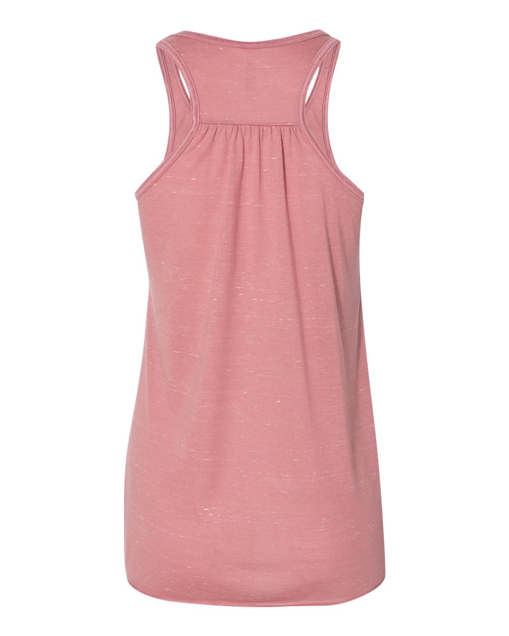 Front View of Mauve Marble Women's Flowy Racerback Tank - 8800