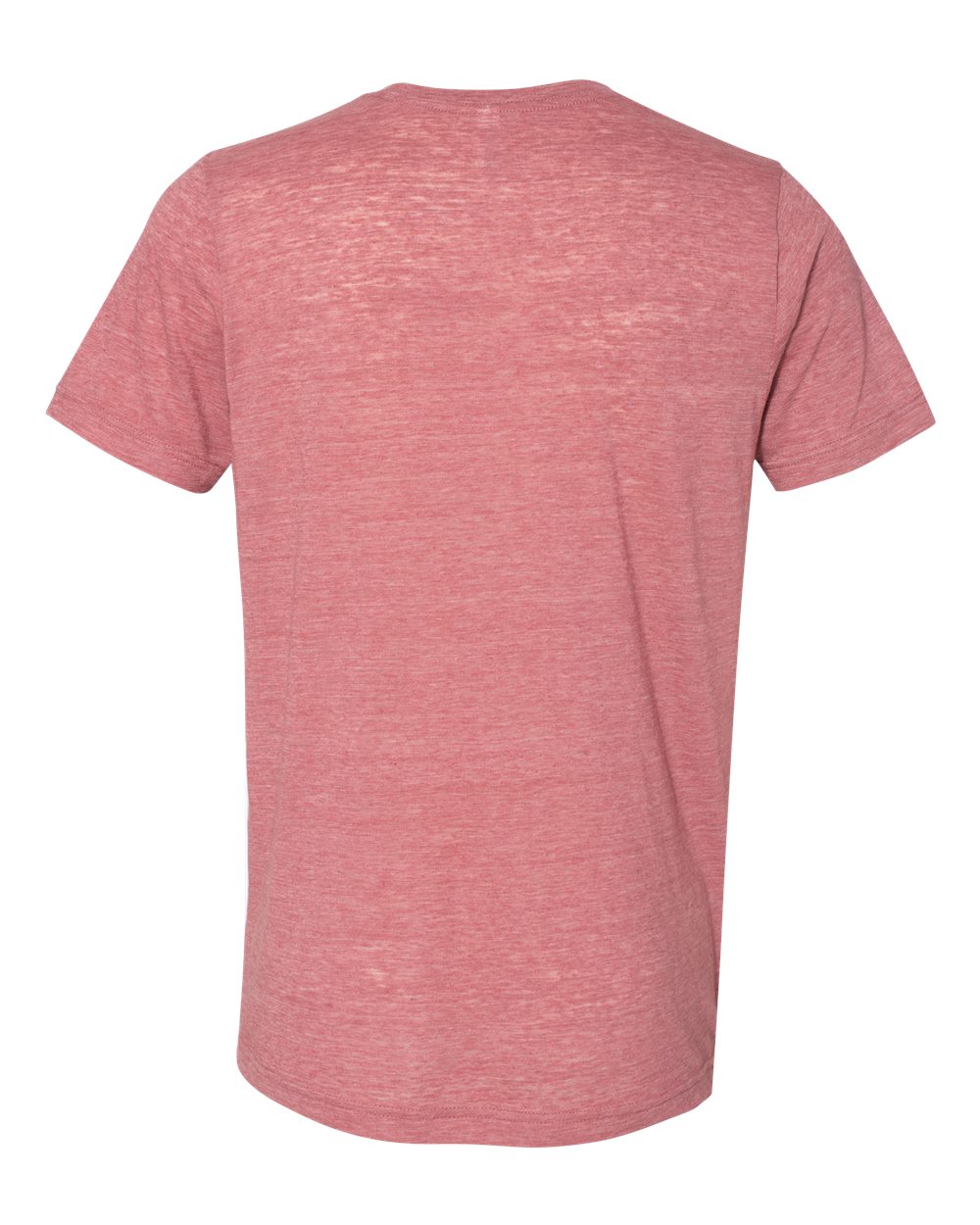 Front View of Mauve Slub Texture Tee - 3650