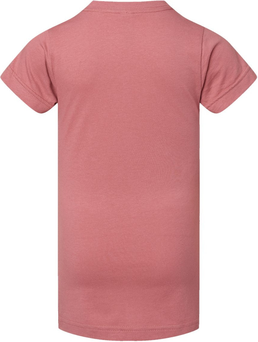 Front View of Mauvelous Girls' Fine Jersey Tee - 2616