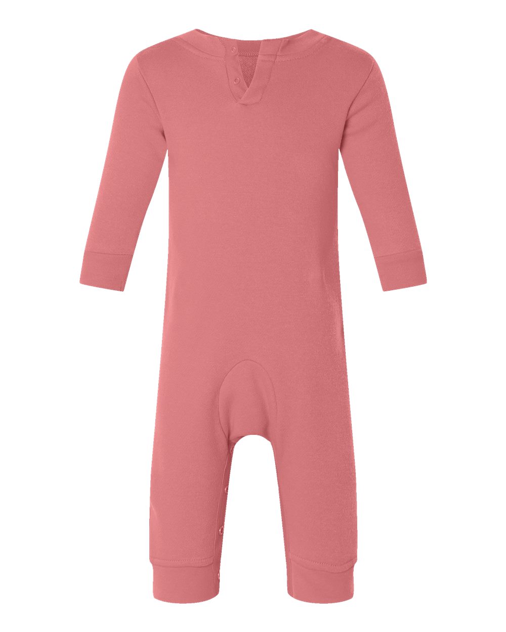 Front View of Mauvelous Infant Fleece One-Piece - 4447
