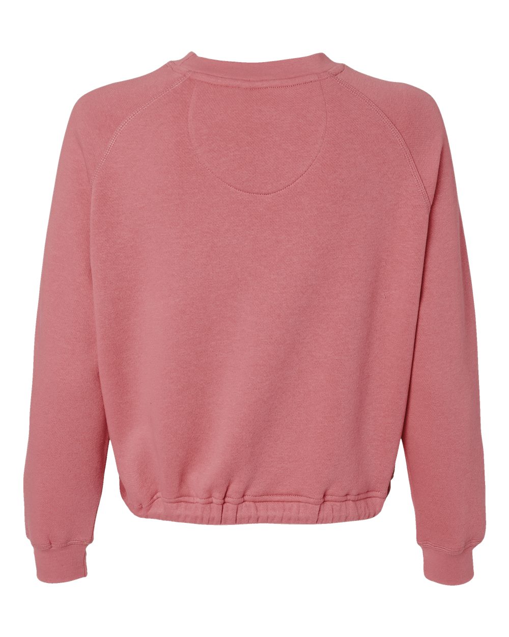 Front View of Mauvelous Women's Relaxed 3-End Boxy Fleece Crewneck Sweatshirt - 3528