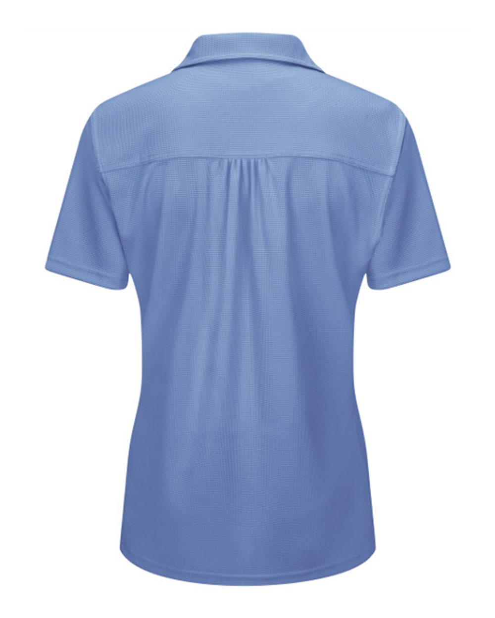 Front View of Medium Blue Women's Performance Knit® Flex Series Pro Polo - SK91