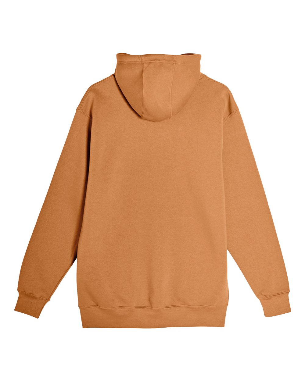 Rear View of Meerkat Heavyweight Pullover Hooded Sweatshirt - LS19001
