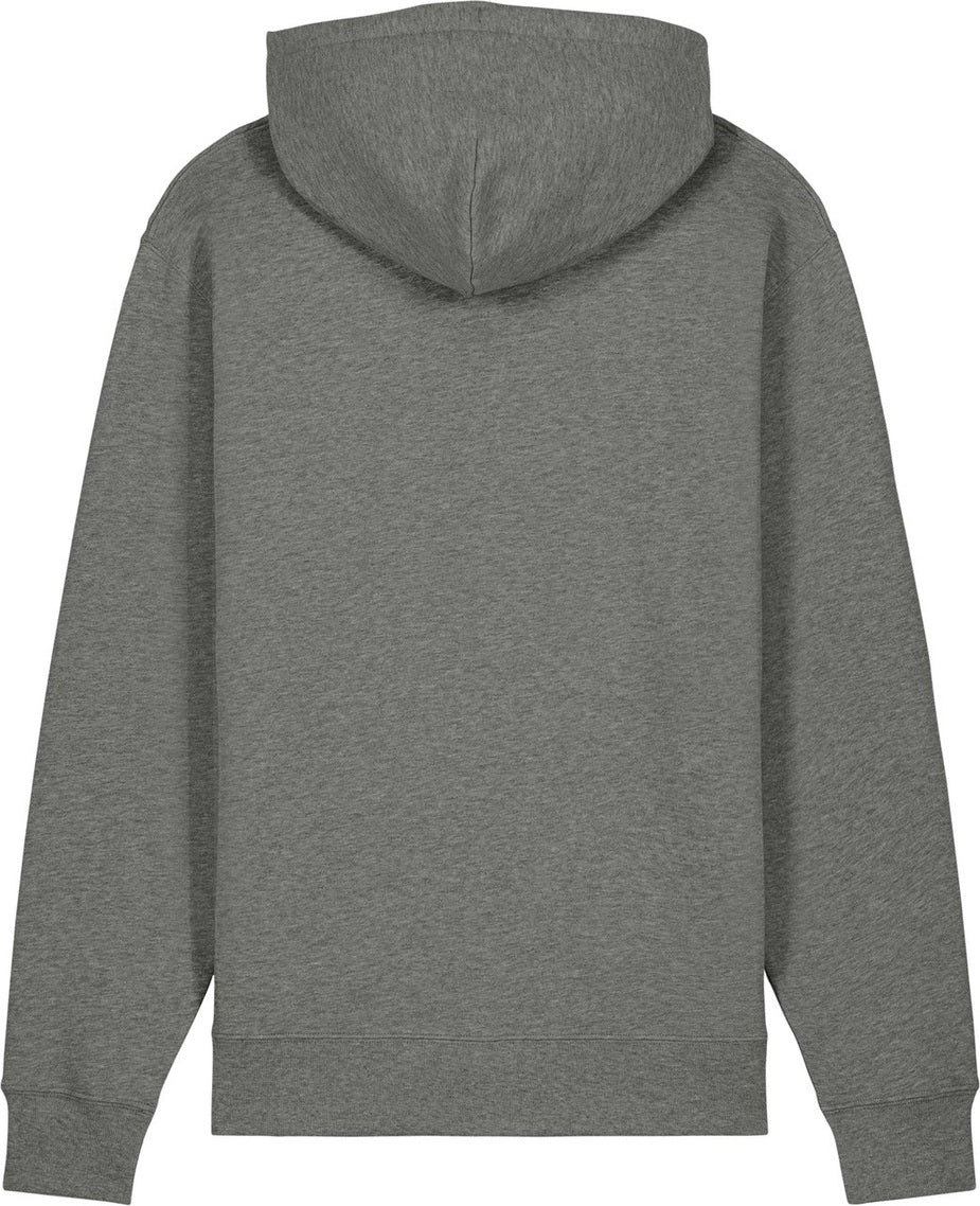 Front View of MidHthrGry Stanley/Stella Unisex Cruiser 2.0 Hooded Sweatshirt SXU003