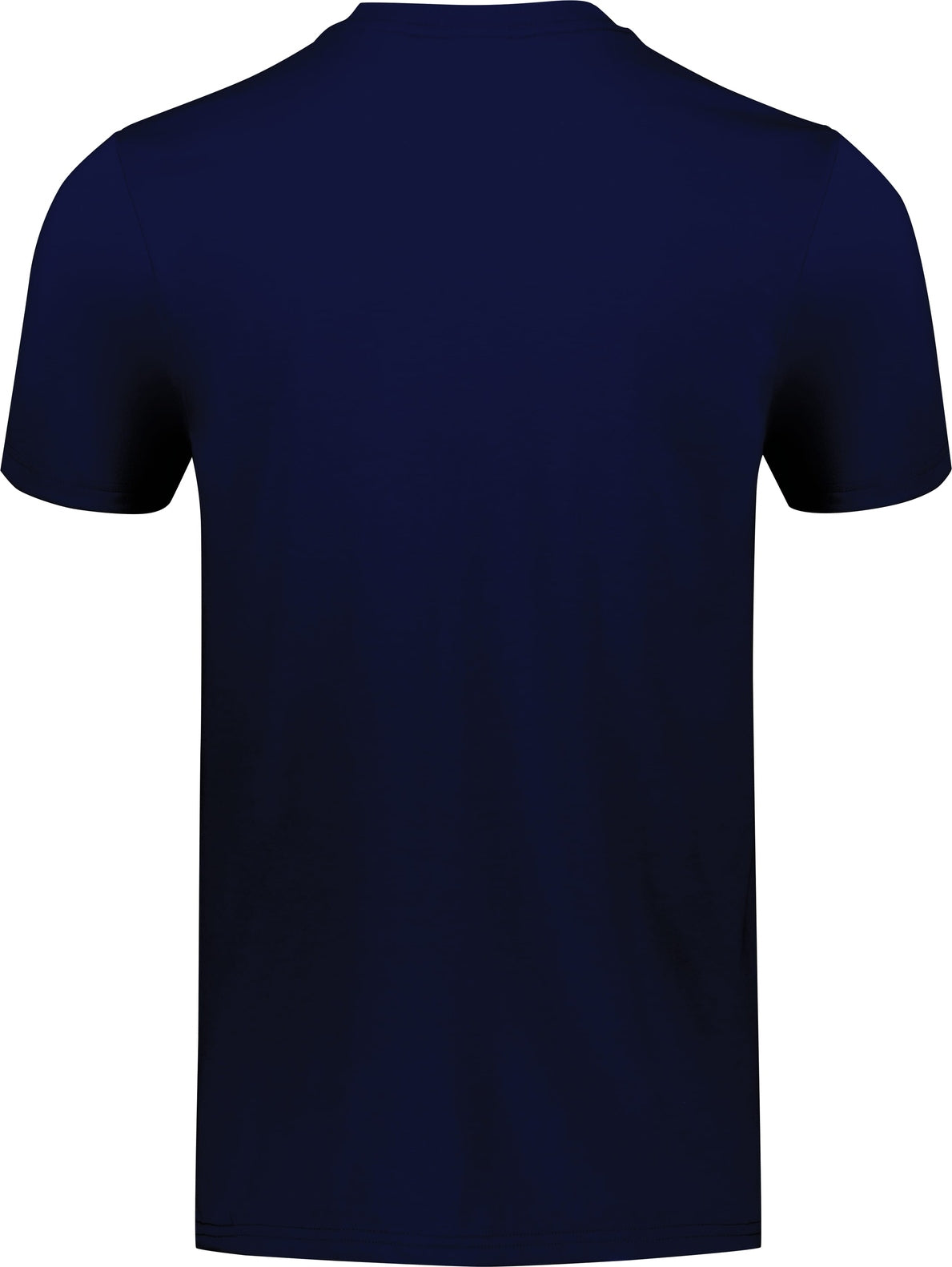 Rear View of MIDNIGHT BLUE ALL-DAY CORE BASIC 50/50 TEE