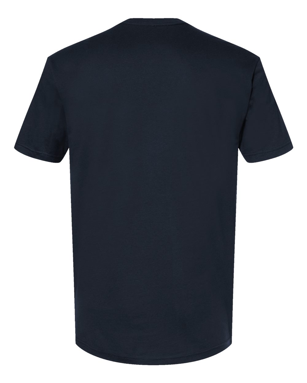 Front View of Midnight Navy Cotton T-Shirt - 3600