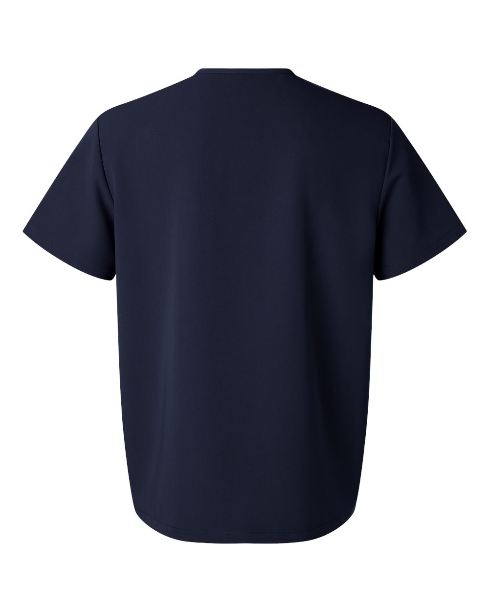 Front View of Midnight Navy Holmes Everyday 1-Pocket Scrub V-Neck Top - M10001