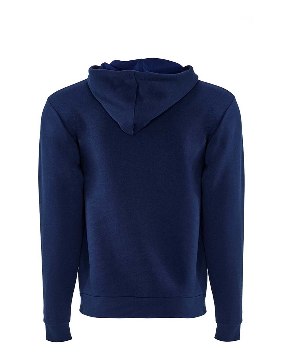 Rear View of Midnight Navy Santa Barbara Full-Zip Hoodie - 9602