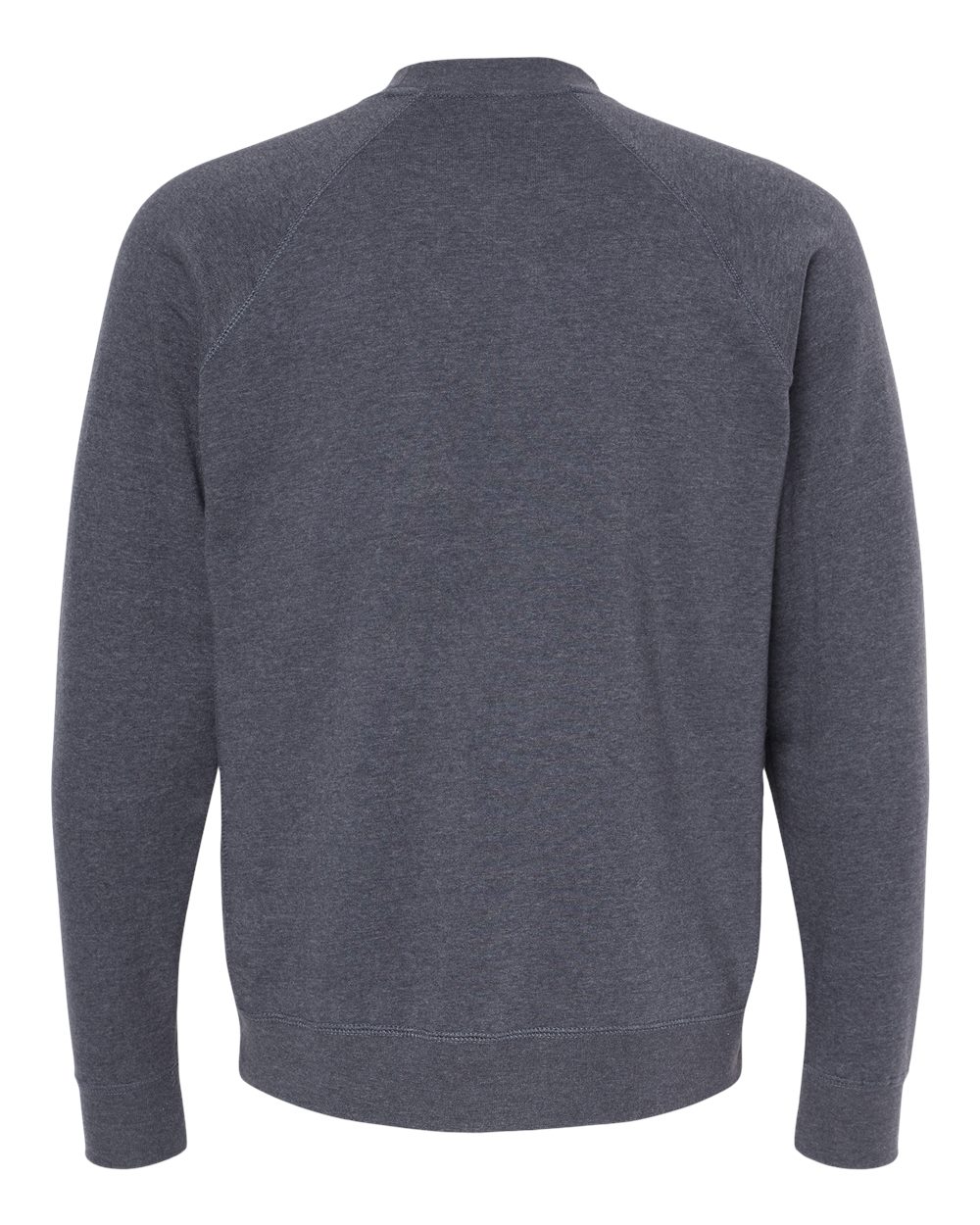 Front View of Midnight Navy Special Blend Crewneck Raglan Sweatshirt - PRM30SBC