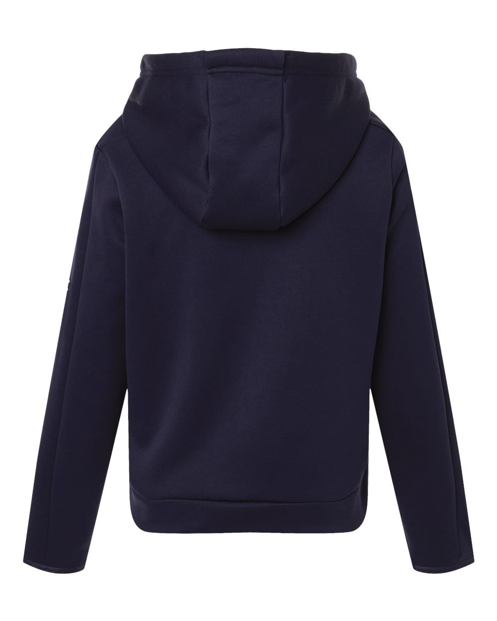 Rear View of Midnight Navy/ White Women's Armour Fleece Pro Hooded Full-Zip - 6010941 plain