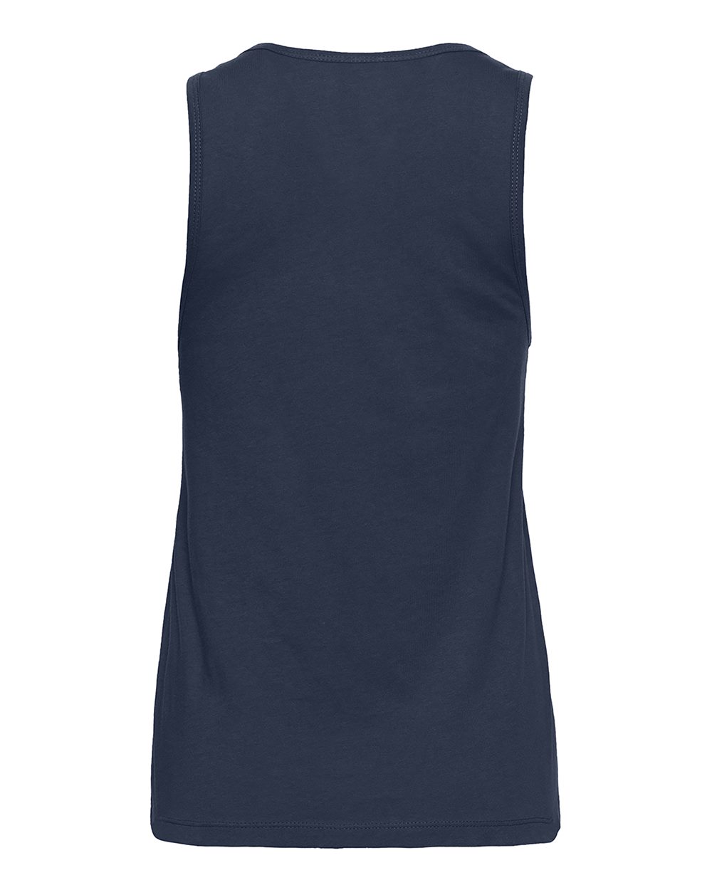 Rear View of Midnight Navy Women&#39;s Cotton Tank - 3933