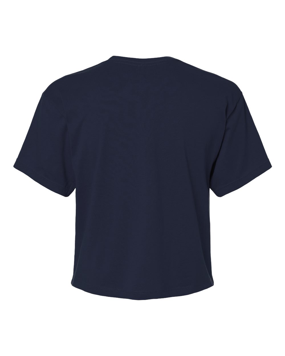 Front View of Midnight Navy Women's Ideal Crop Top - 1580