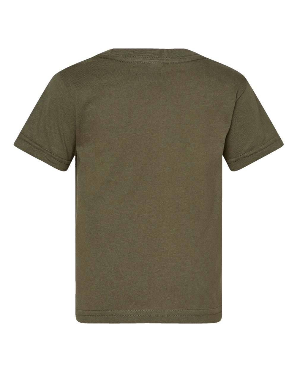 Front View of Military Green Infant Fine Jersey Tee - 3322