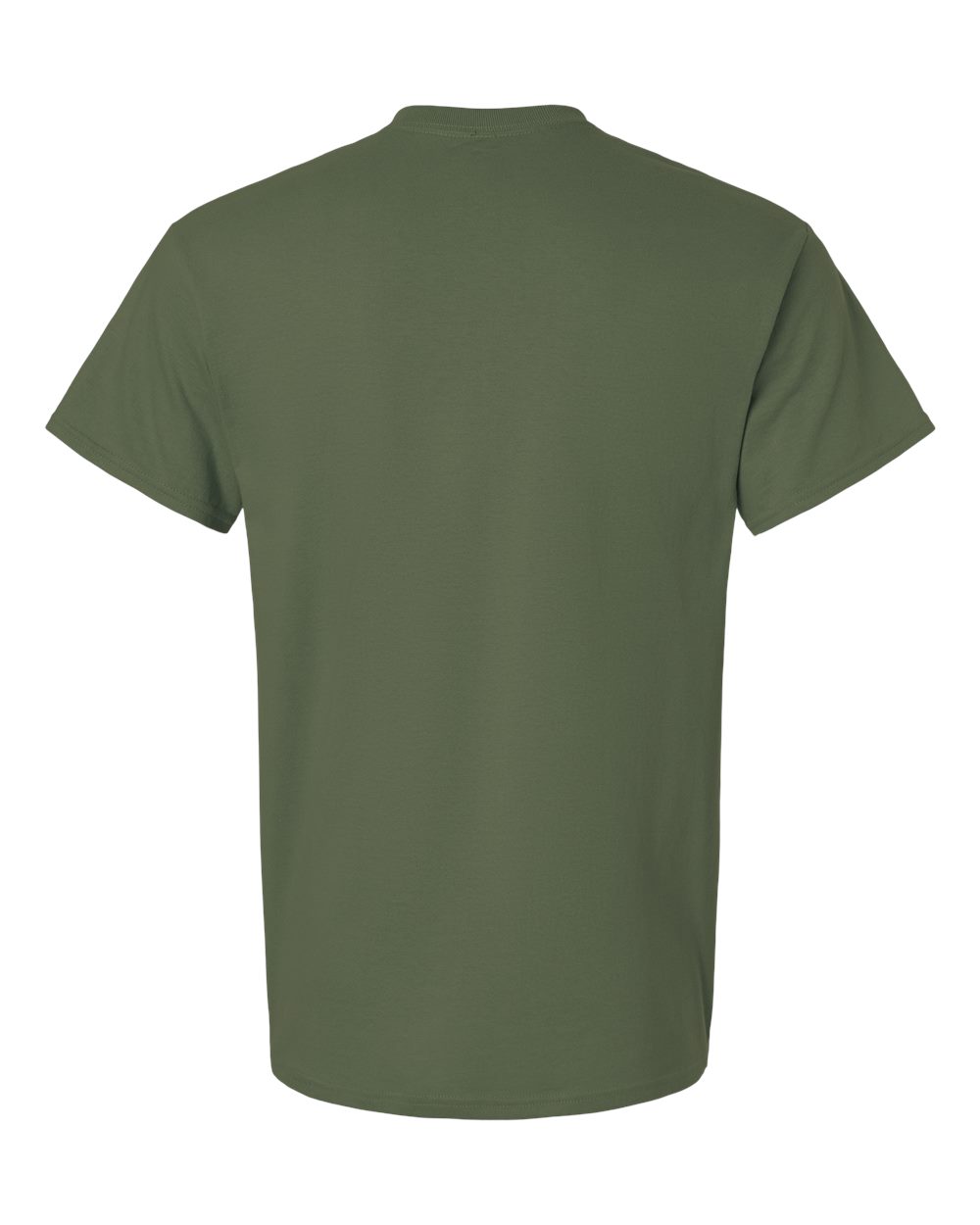 Front View of Military Green Ultra Cotton® T-Shirt - 2000