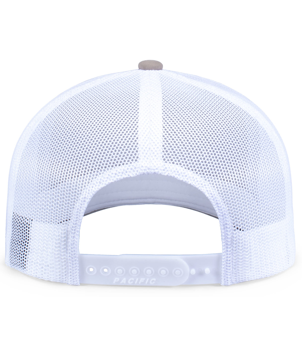 Rear View of MINK/WHITE WEEKENDER TRUCKER