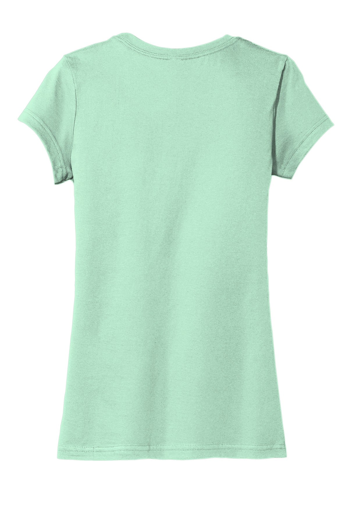 Front View of Mint District Women's Fitted Very Important Tee . DT6001