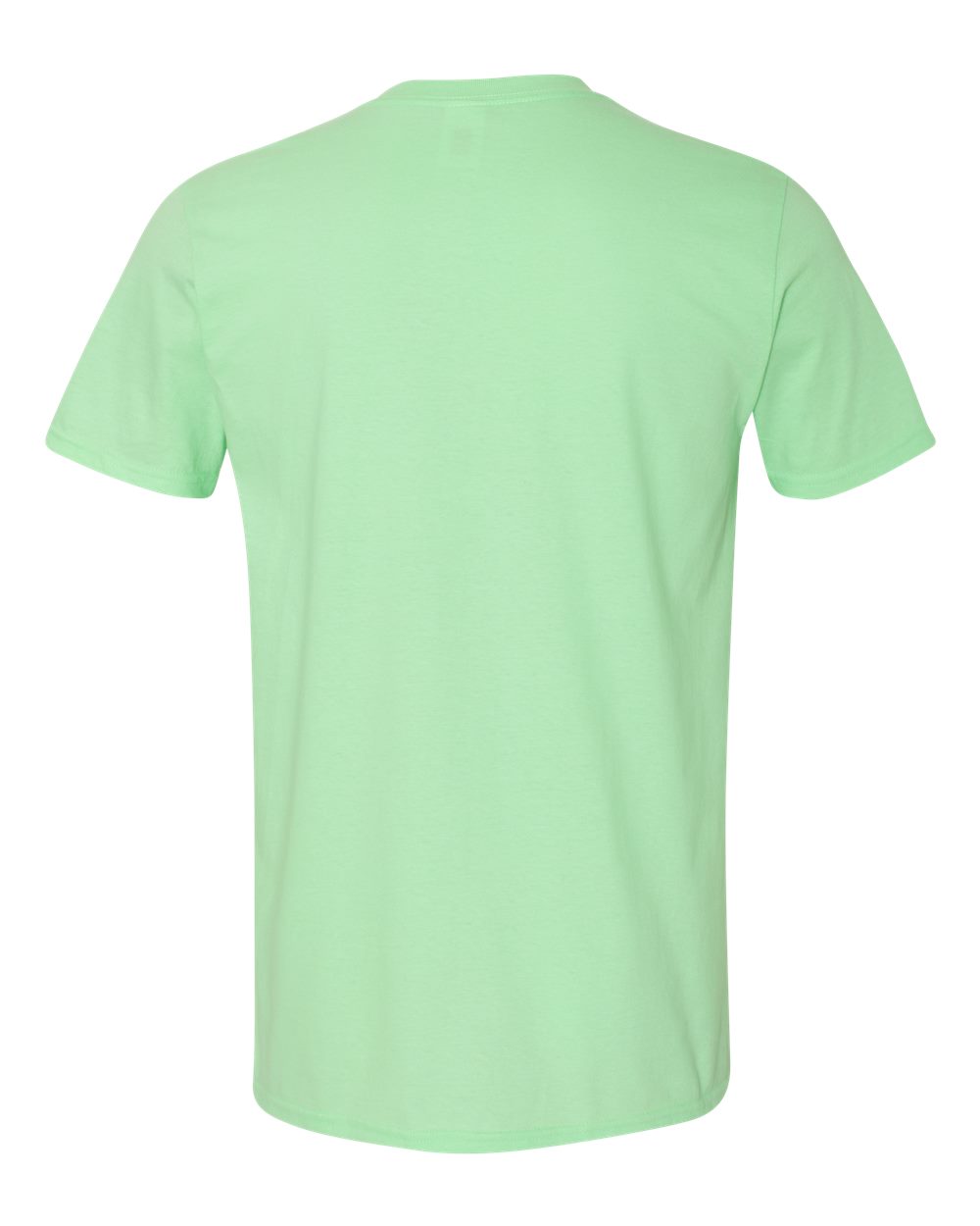 Front View of Mint Green Softstyle® T-Shirt - 64000