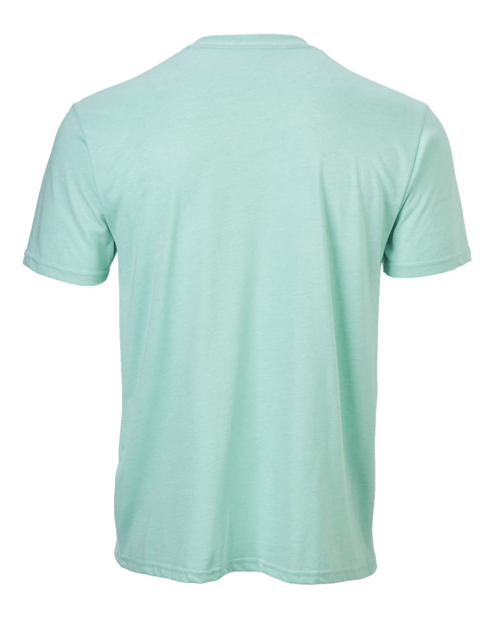 Front View of Mint Heather Tri-Blend T-Shirt - BM2102