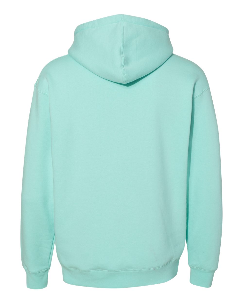 Front View of Mint Heavyweight Hooded Sweatshirt - IND4000