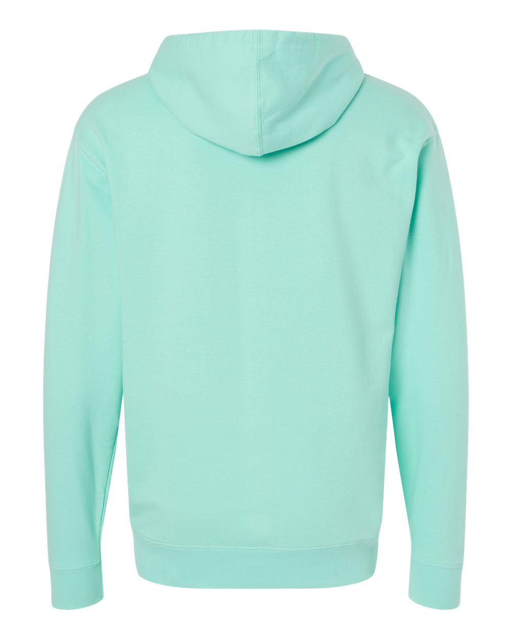 Front View of Mint Midweight Hooded Sweatshirt - SS4500
