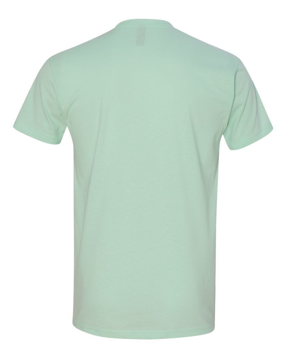 Rear View of Mint Sueded T-Shirt - 6410