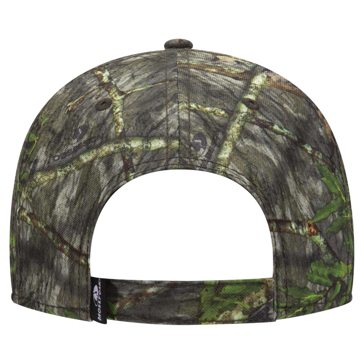 Rear View of MO3 - Obsession OTTO CAP Mossy Oak Camouflage 6 Panel Low Profile Baseball Cap