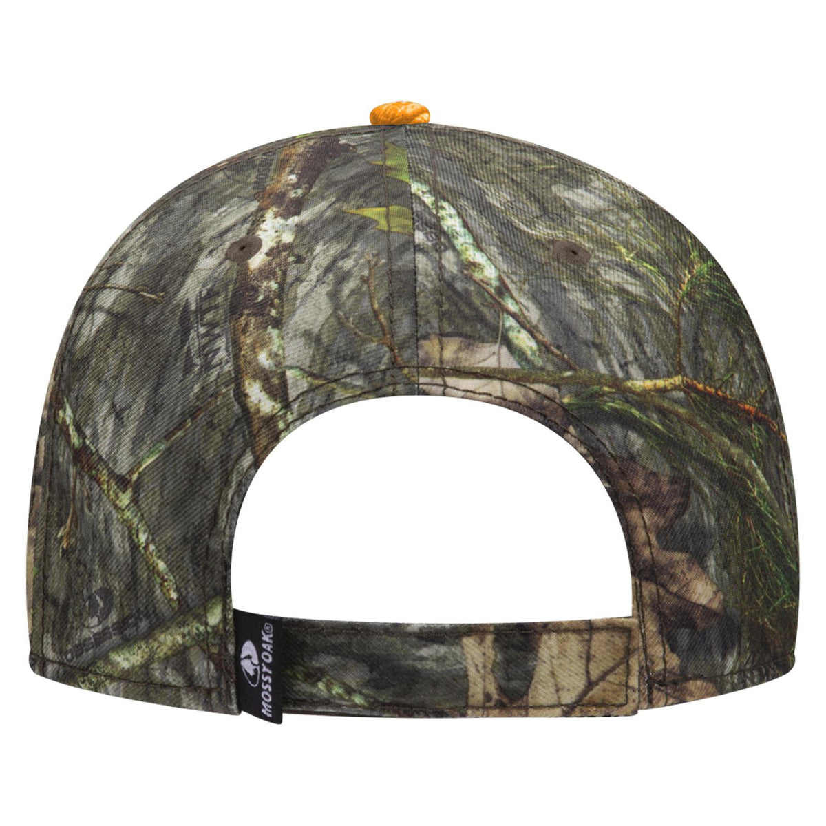Rear View of MO3 - Obsession OTTO CAP Mossy Oak Camouflage Sandwich Visor 6 Panel Low Profile Baseball Cap