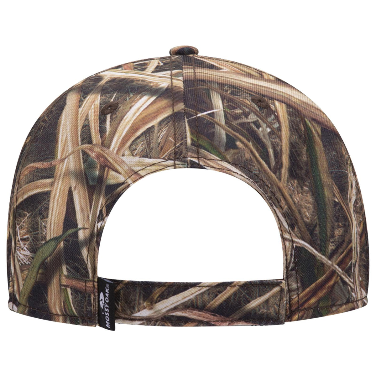 Rear View of MO4 - Shadow Grass Blades OTTO CAP Mossy Oak Camouflage 6 Panel Low Profile Baseball Cap