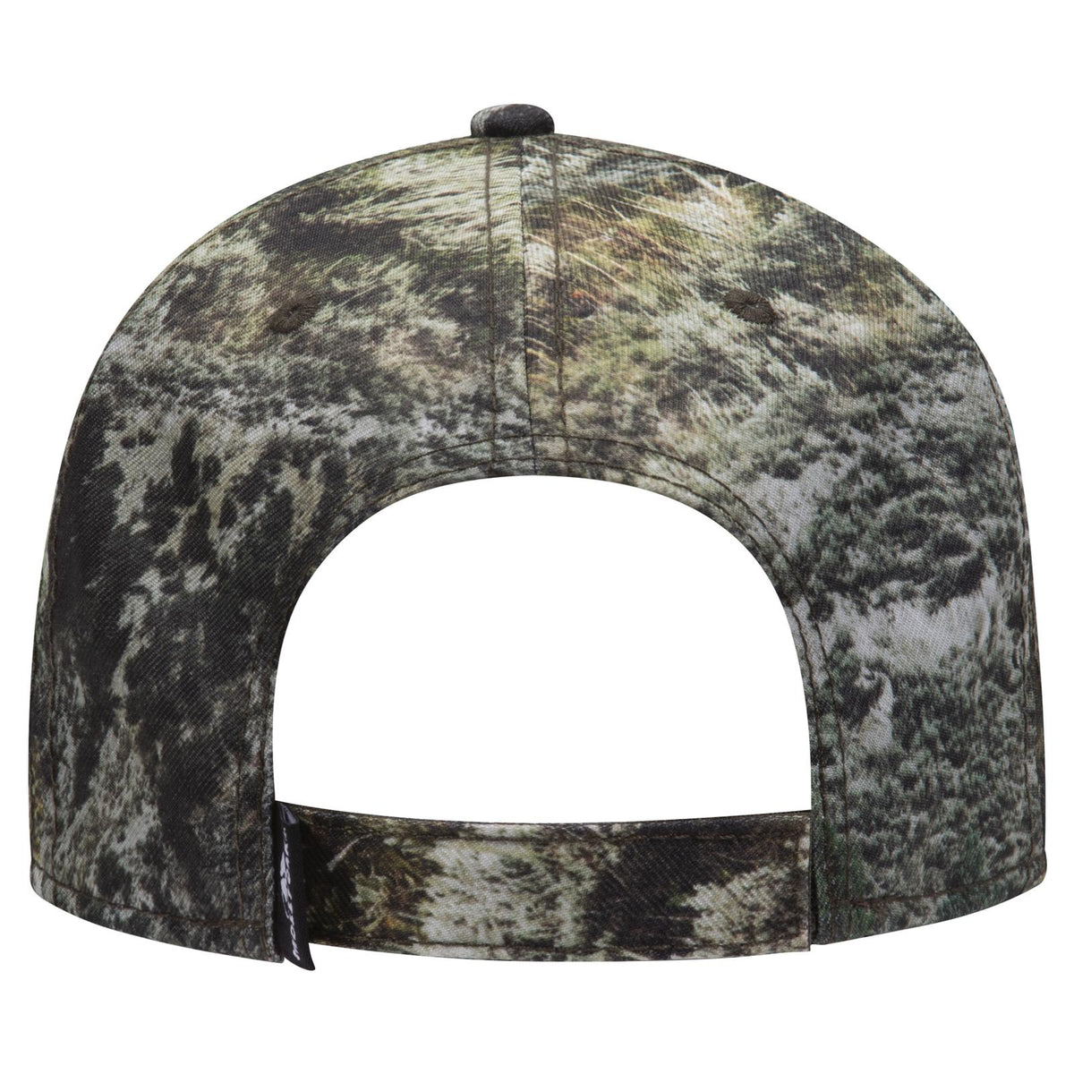 Rear View of MO5 - Mountain Country Range OTTO CAP Mossy Oak Camouflage 6 Panel Low Profile Baseball Cap