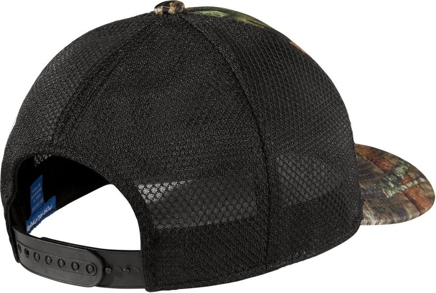 MOBU Cntry/Blk Port Authority Performance Camouflage Mesh Back Snapback Cap C892