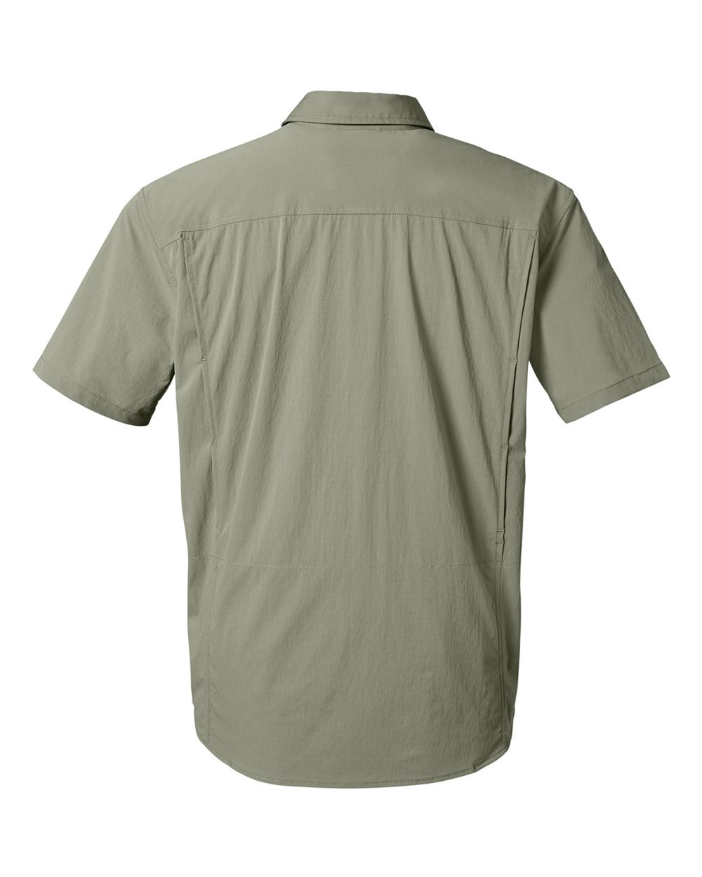 Rear View of Moss Creekbed Short Sleeve Shirt - H150183