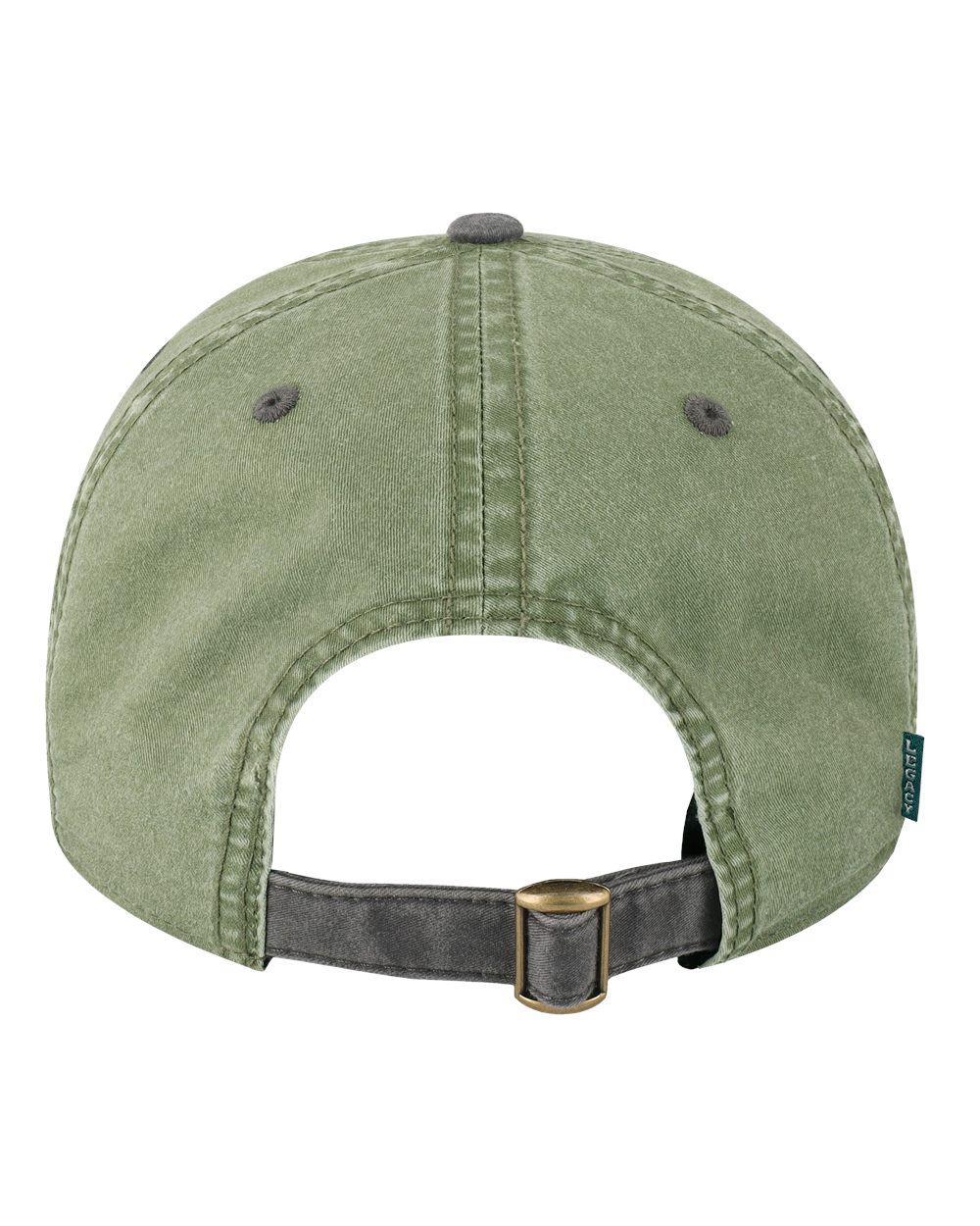 Front View of Moss Green/ Cinder Terra Twill Cap - TTA