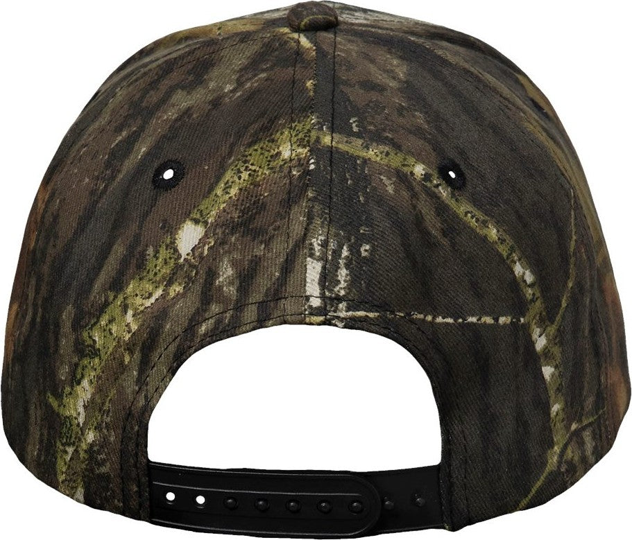 Front View of Mossy Oak Breakup Licensed Camo Cap - VC150