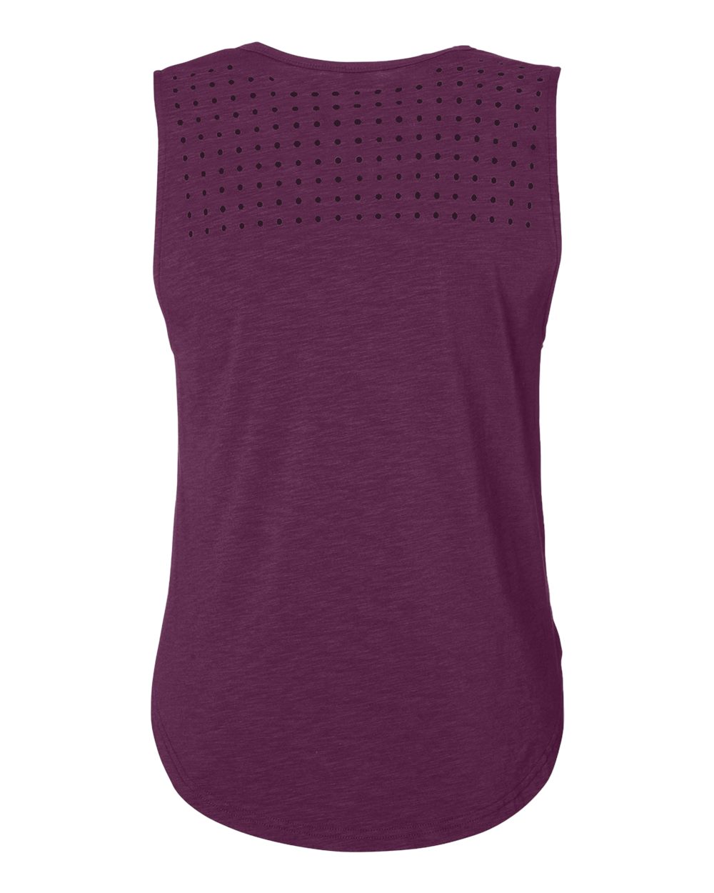 Rear View of Mulberry Women's Lumasof Mood Tank - PDP6254